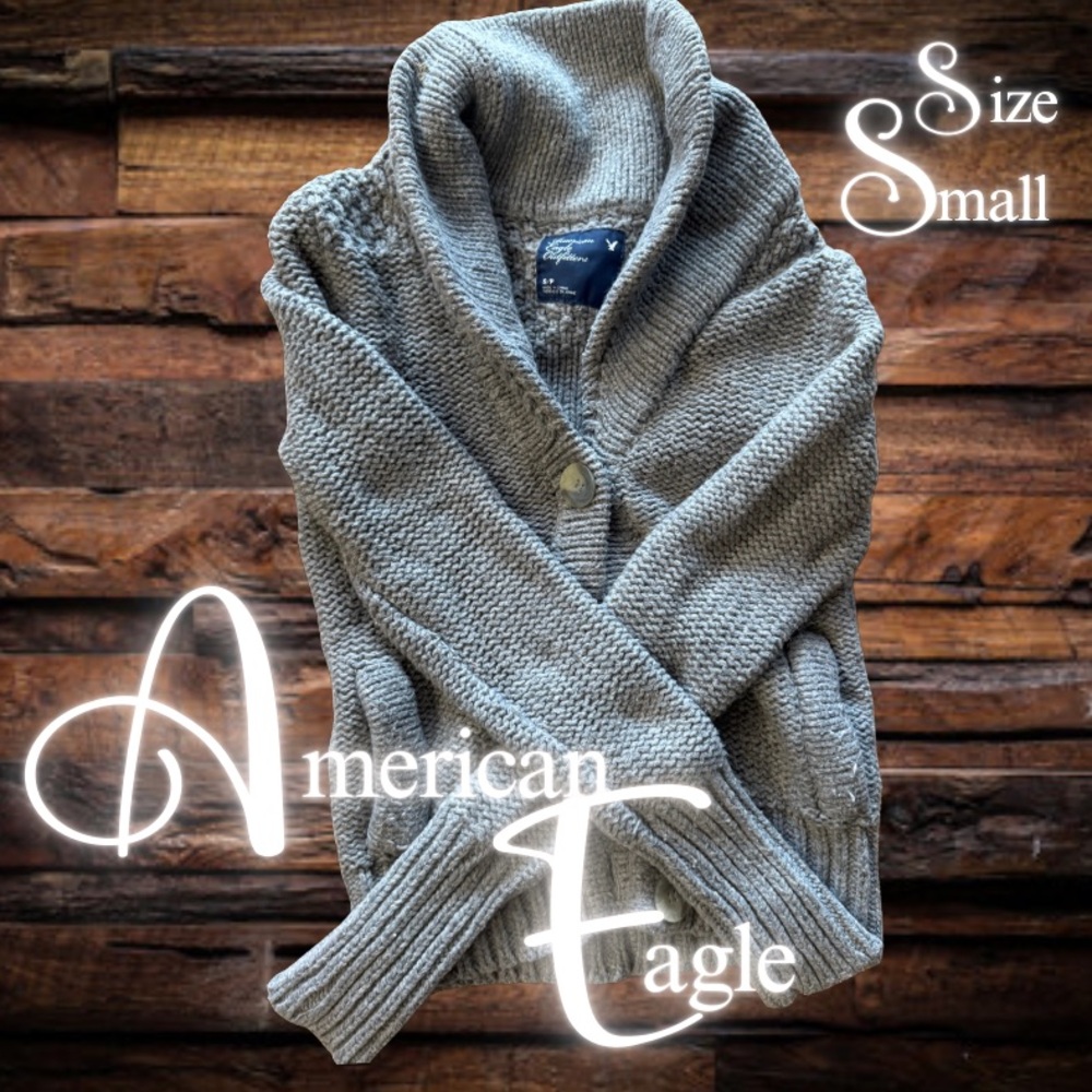 American Eagle Shawl Collar Cardigan | Size S | Cozy Fall Staple 🍂